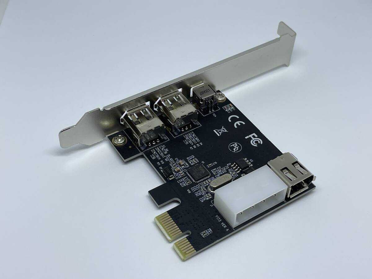 【未使用品】★PCIE - 1394A カード、PCIE 1X - 1394A アダプタ カード、IEEE 1394A OHCI 1.1 インターフェイス デバイスと互換性あり★拍卖