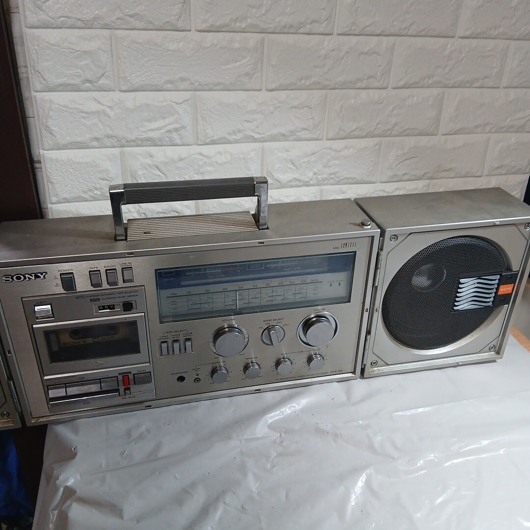 SONY ラジカセSONY CFS-88 大型ラジカセ ジャンク品拍卖