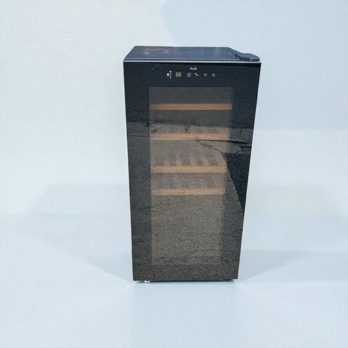 PlusQ コンプレッサー式 ワインセラー DWC-015C 2022年製 15本 5~20℃ プラスキュー 高年式 動作品 直接引取 家財便拍卖