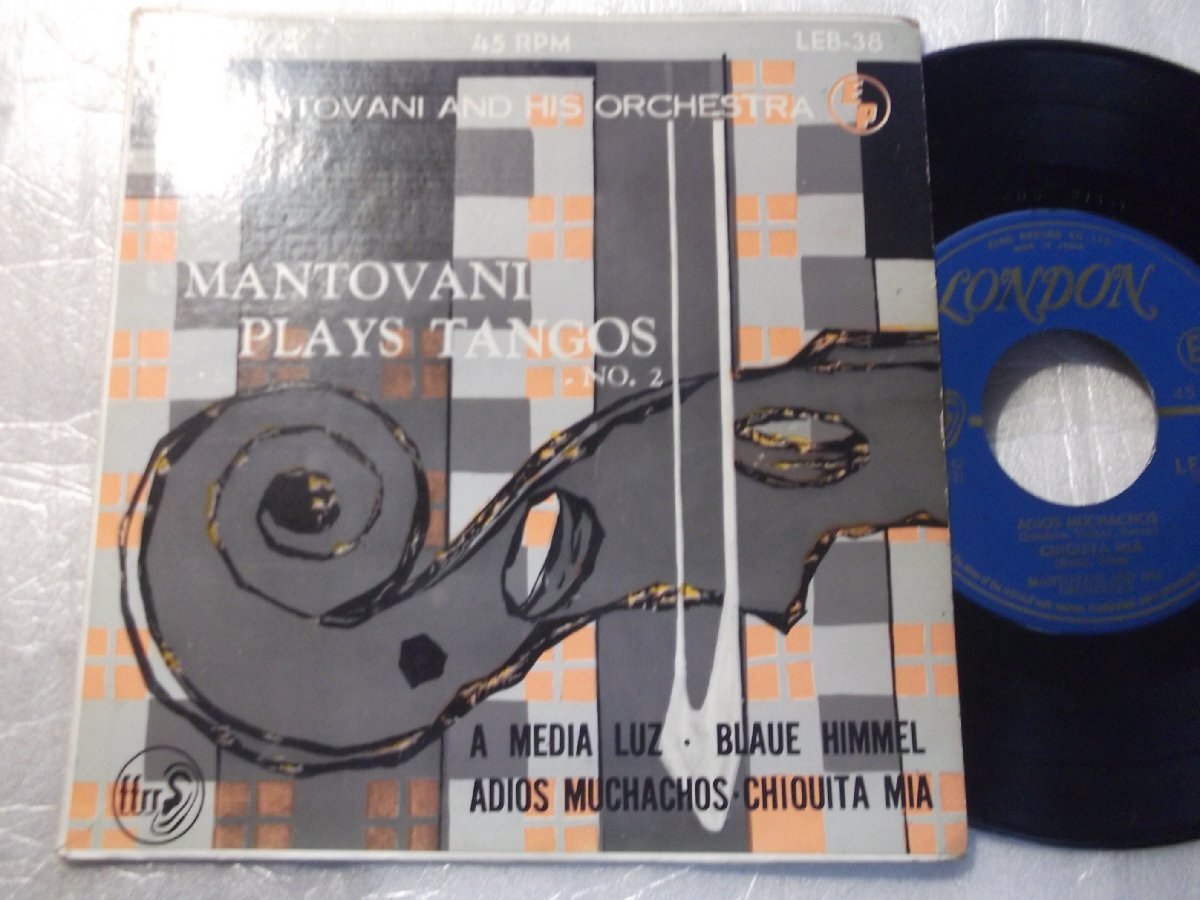 【EP】「マントヴァーニ・タンゴ集 No.2/メディア・ルス(淡き光)」キング拍卖