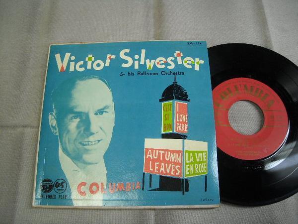 【EP】「ヴィクター・シルヴェスター楽団/シャンソン・アル拍卖