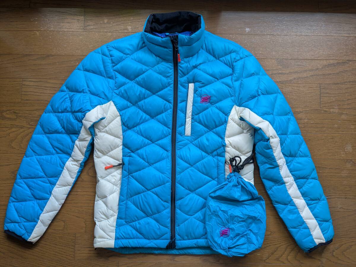 【送料無料】【1円~】HYOD ヒョウドウ ダウン ウインタージャケット ブルー系 L 携帯保管用袋付き拍卖