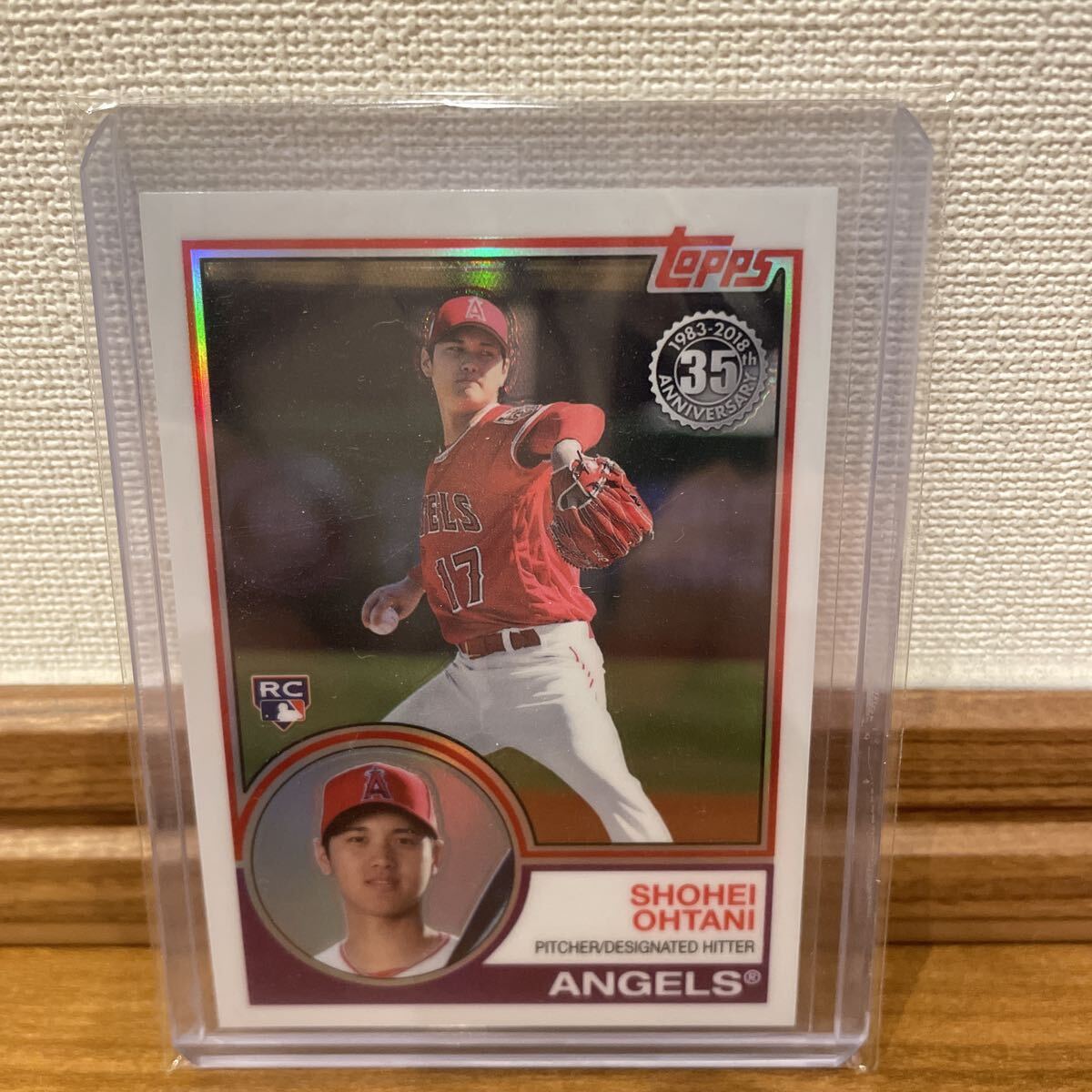 2018 大谷翔平 RC Topps silver pack refractar リフラクター シルバーパック ルーキーカード Ohtani Shohei Angels レア 拍卖