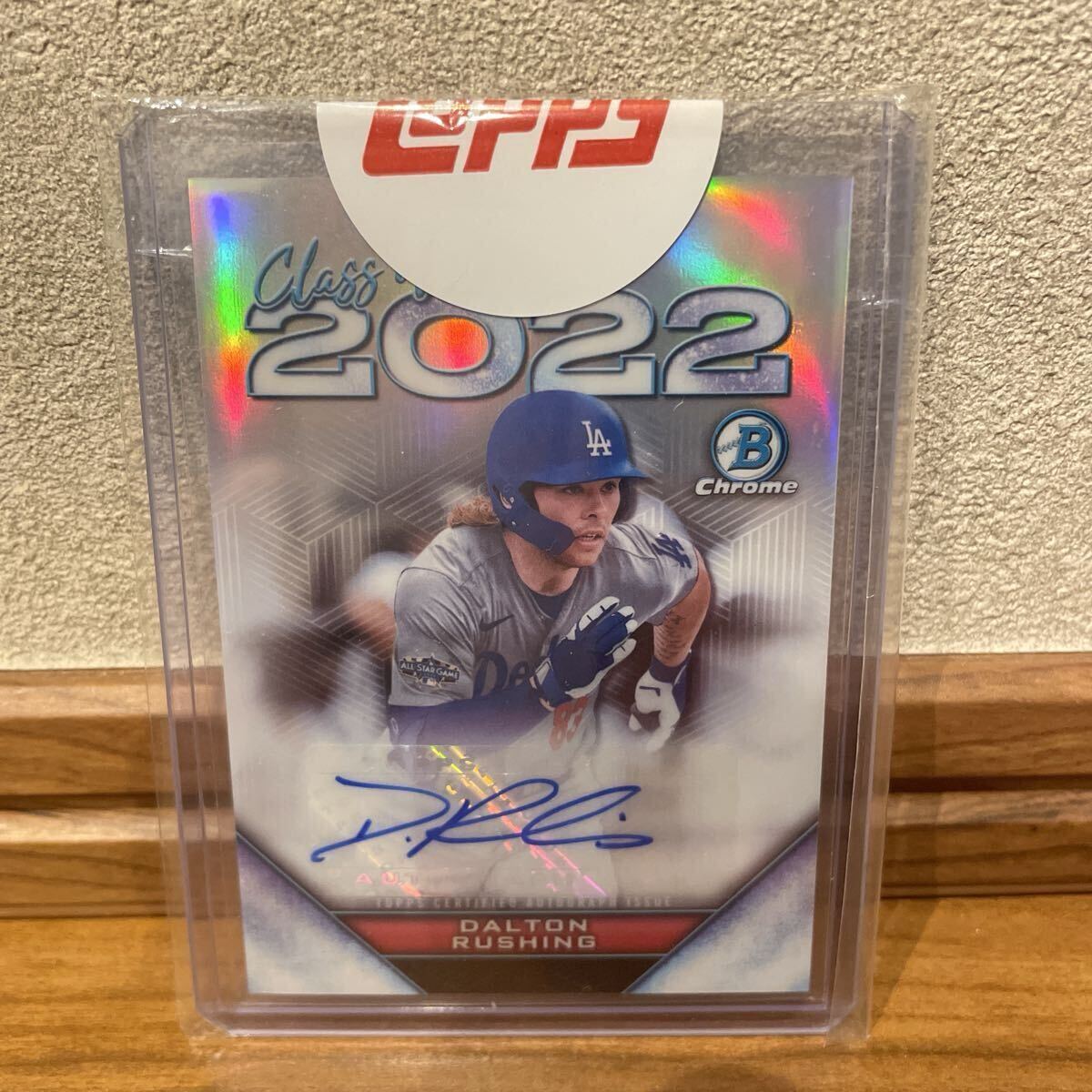 ダルトン・ラッシング サイン auto topps bowman class of 2022 250枚限定 ドジャース prospect bowman chrome dalton rushing拍卖