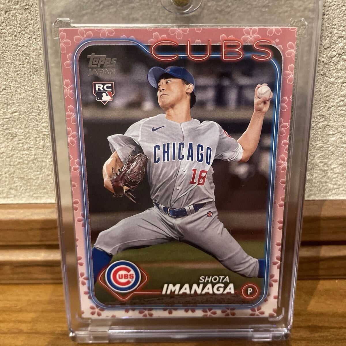 今永昇太 RC ルーキーカード サインなし Cherry blossom サクラ 桜 99枚限定 シリアル topps japan edition 【1円スタート】 Imanaga Shota拍卖