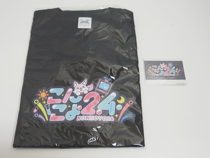 未開封・2点セット hololive ホロライブ 博衣こより 「こんこよ24」Tシャツ + 特典ステッカー / 「こんこよ24」開催記念2024拍卖