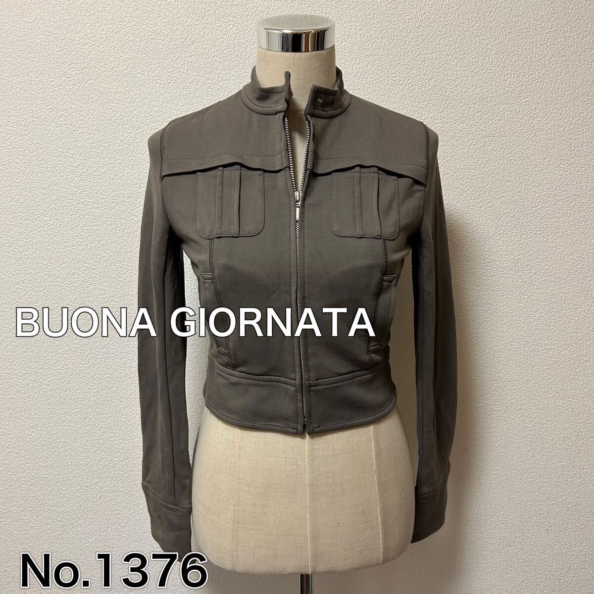 送料無料 匿名配送 BUONA GIORNATA ショート丈 パーカー 拍卖