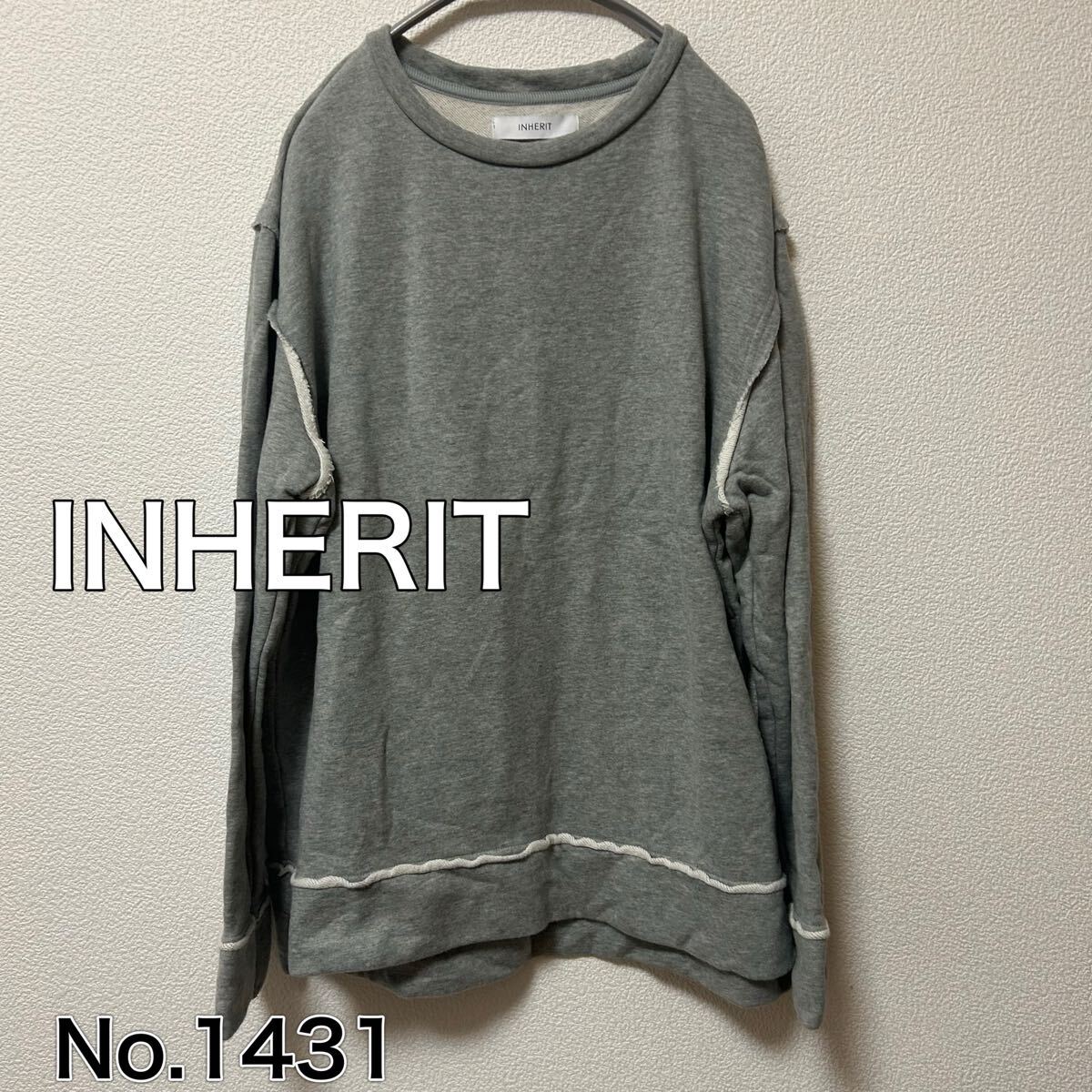 送料無料 匿名配送 INHERIT グレー スウェット拍卖