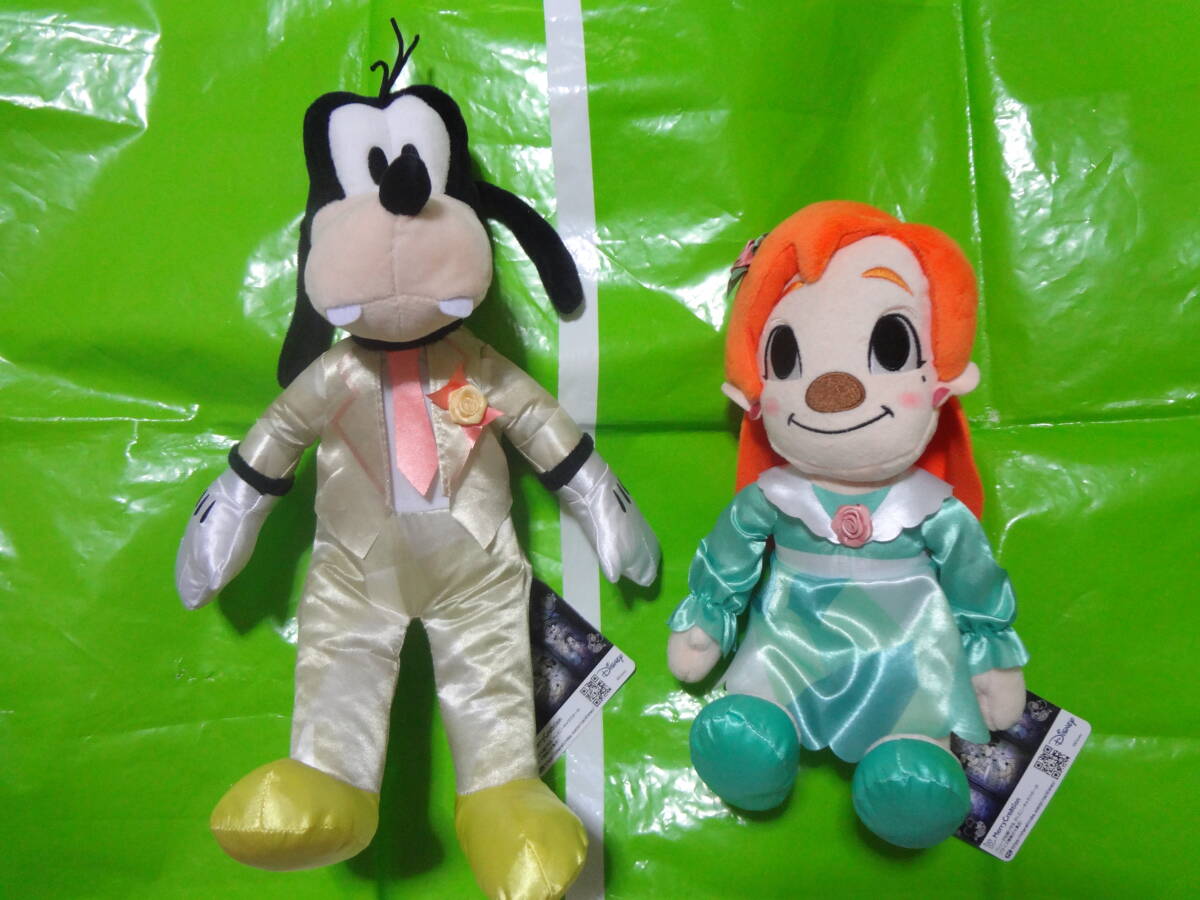 ミッキー&フレンズ ステンドグラスホラーナイト BIGぬいぐるみ 2種 グーフィー ロクサーヌ拍卖
