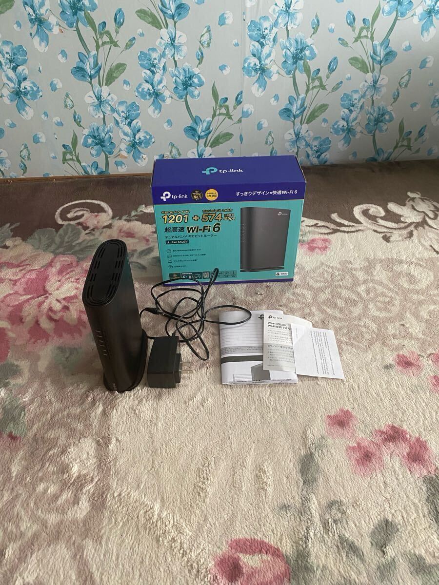 2500円スタート Wi-fi6対応 動作確認済み tp-link 無線ルーター Archer AX23V拍卖