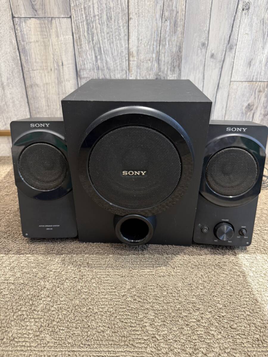SONY ソニー 2.1ch アクティブスピーカーシステム SRS-D5 サブウーファー付 PCスピーカー 通電確認済み Audio Speaker System Subwoofer拍卖