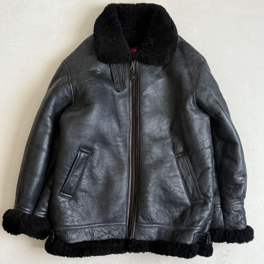 Schott BEN DAVIS B-3 フライトジャケット シープスキン L拍卖