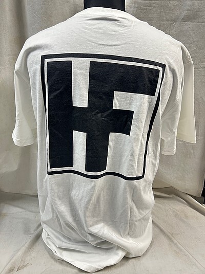 Heman Faburication HF 半袖Tシャツ ホワイト Lサイズ コットン100 ヘイマンファブリケーション チョッパー カフェレーサー ソルトレイク拍卖