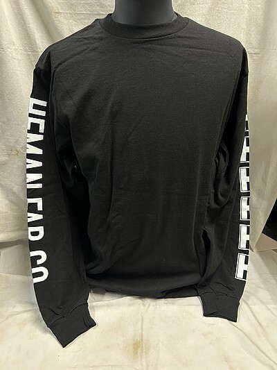 Heman Faburication HF HEMAN FAB CO. 長袖Tシャツ Lサイズ ブラック ヘイマンファブリケーション スケーター チョッパー 拍卖