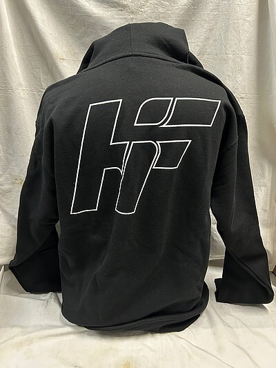 Heman Faburication HF フーディー付きパーカー Lサイズ ブラック ローカルカルチャー チョッパー カスタムバイク スケートボーダー拍卖