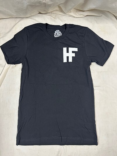 HemanFaburication HEMAN FAB CO. ブラックTシャツ サイズY LARGE 半袖Tシャツ ナックル パンヘッド ショベル ツインカム ソフテイル エボ拍卖