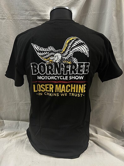 LOSER MACHINE Tシャツ ブラック ルーザーマシーン ハーレー スケーター ストリート ショベル スポーツスター Mサイズ拍卖