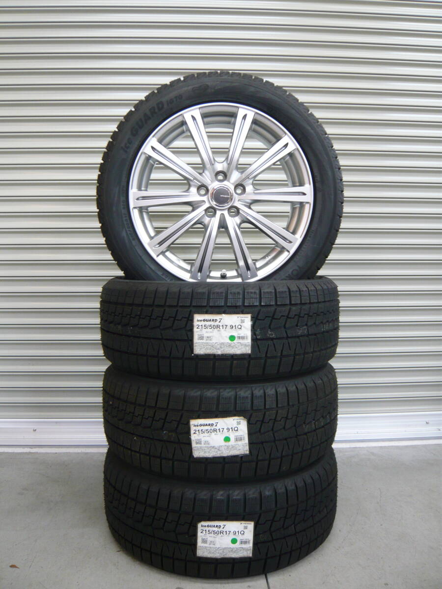 ヨコハマアイスガードIG70☆215/50R17☆新品☆スタッドレスセット☆レガシィB4・レガシィツーリングワゴン拍卖