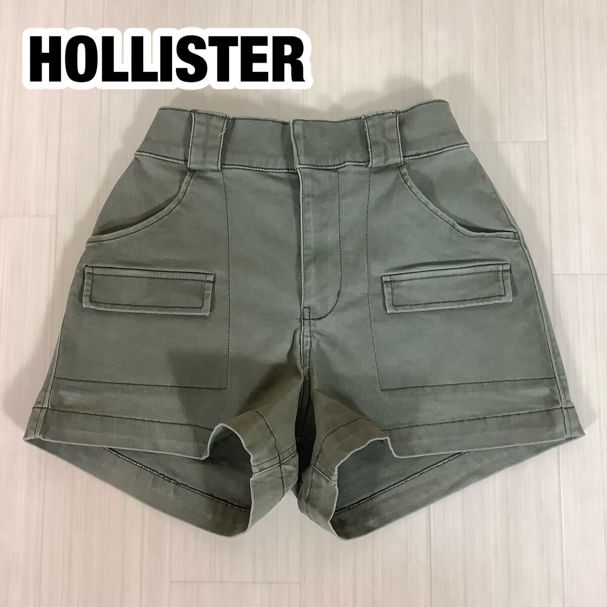 HOLLISTER ホリスター ミリタリー ショートパンツ XS カーキ拍卖
