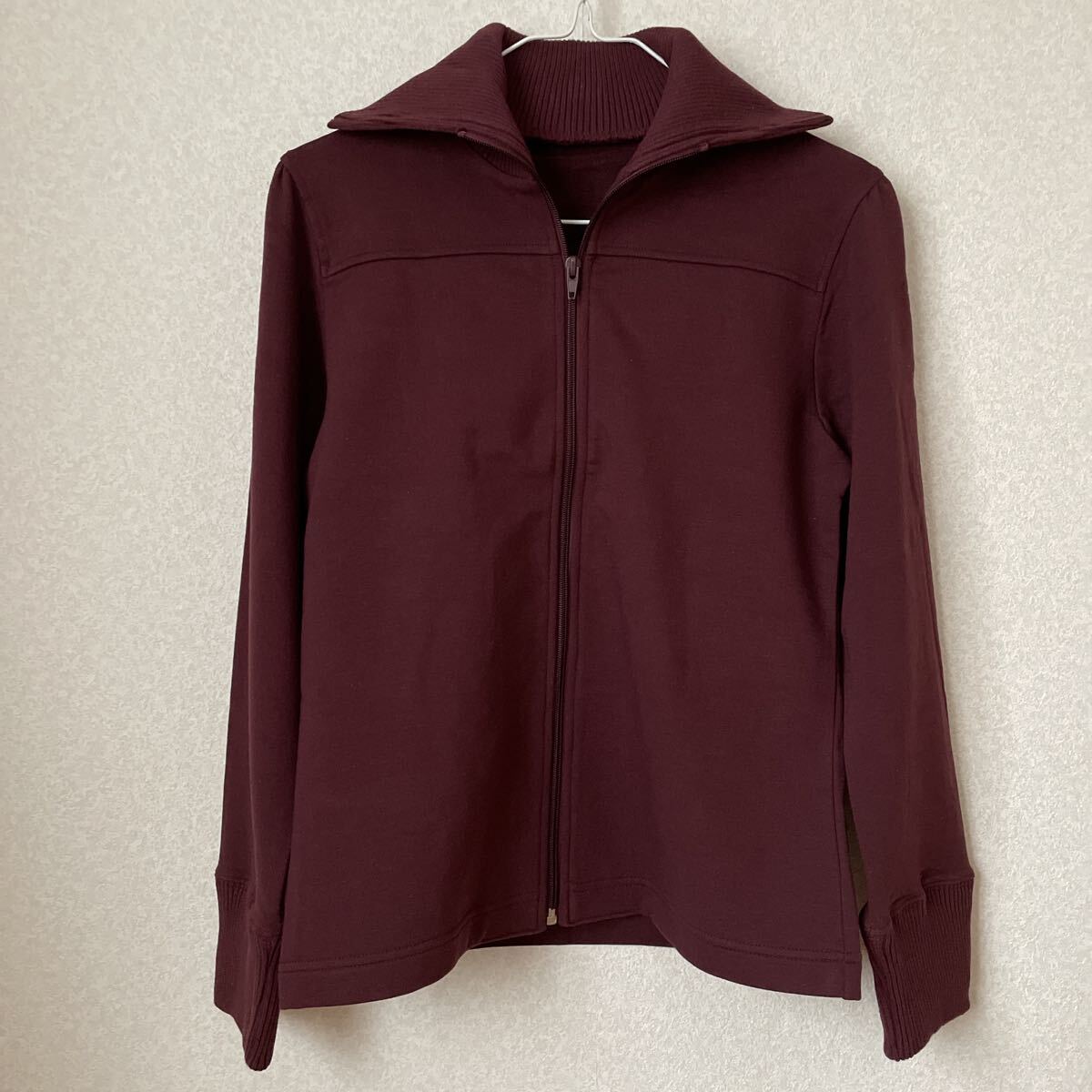 【未使用】スウェット リブ衿 ジップアップジャケット M拍卖