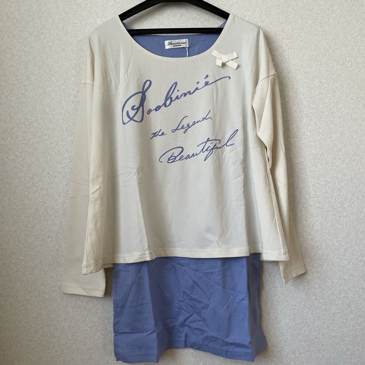 【新品】Soobinie スビニエ 重ね着風 チュニック 13 白拍卖