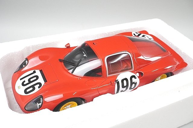 CMR 1/18 Ferrari フェラーリ Dino ディーノ 206 ベルリネッタ タルガ フローリオ 1966 #196 CMR042拍卖