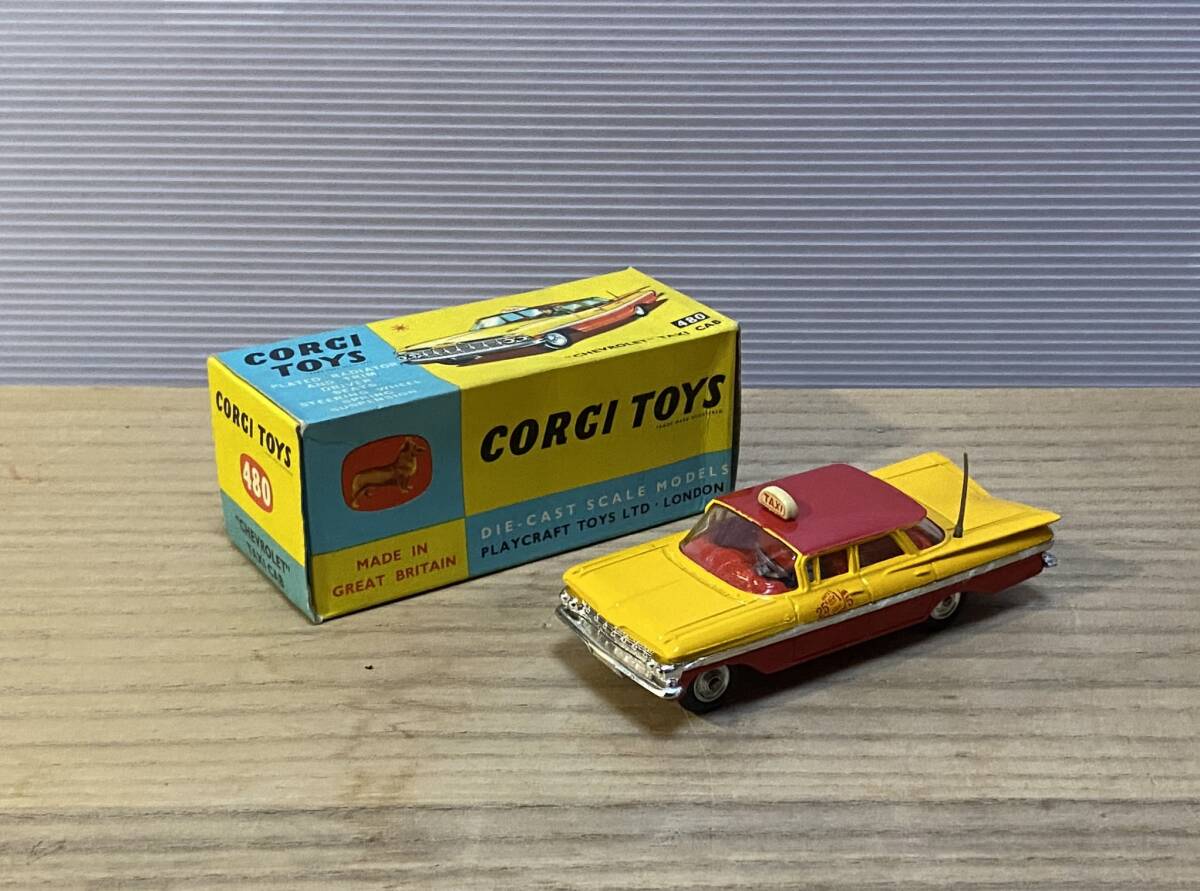 CORGI TOYS CHEVROLET TAXI CAB シボレー タクシー キャブ インパラ拍卖