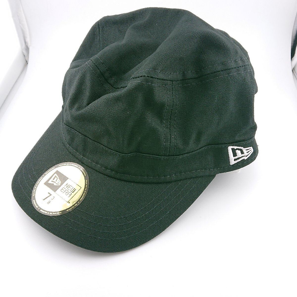1837# ニューエラ/NEWERA 帽子 WM-01 ダックコットン 11135293 頭周り/約58.7cm メンズキャップ ブラック×ホワイト 【0924】拍卖