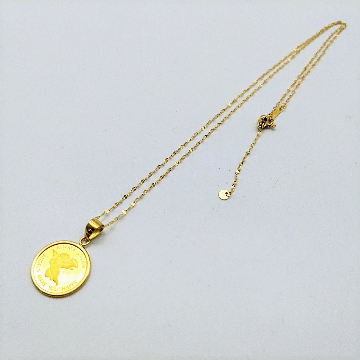 1857♪ COIN INGOT COLLECTION コインインゴットコレクション AMP社製 ペンダントヘッド エンジェル 24金 K24 純金 1/25oz【0924】拍卖