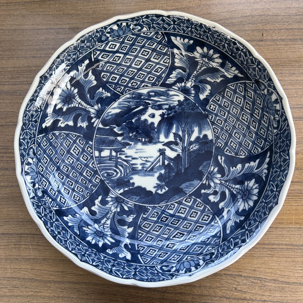 林斎 大皿 飾り皿 古美術 アンティーク 飾り オブジェ 和食器 食器 皿 骨董品 陶器拍卖