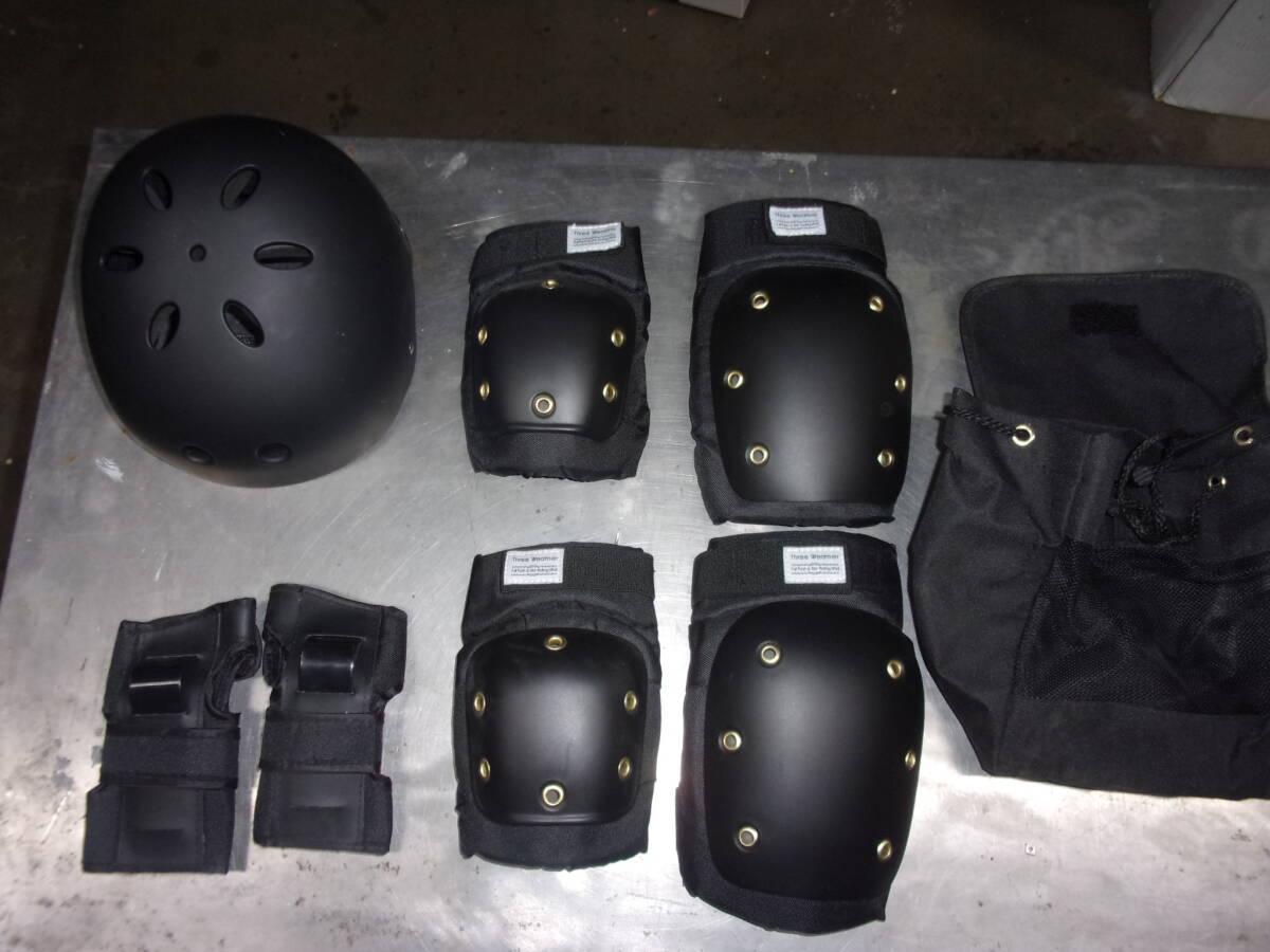 スケートボード セーフティー プロテクター4点セット拍卖