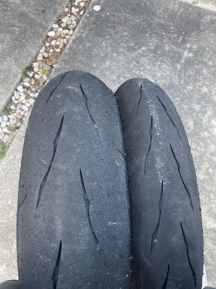 ブリジストンR11 110/70/R17 150/60/R17 拍卖