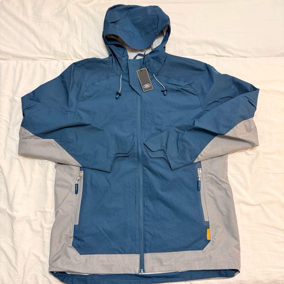 新品タグ付 ランドローバー フーデッド レイン ジャケット ディフェンダー メンズ ディスカバリー レンジローバー DEFENDER トロフィー拍卖