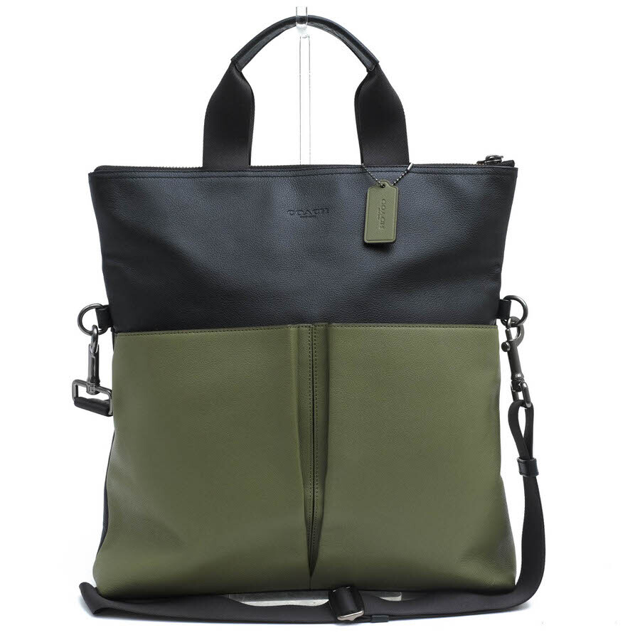 COACH コーチ トートバッグ F11740 Charles Foldover Tote In Colorblock Leather チャールズ フォルドオーバー トート カラーブロックレ拍卖