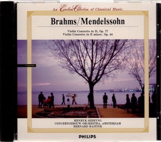 CD ブラームス、メンデルスゾーン: ヴァイオリン協奏曲 / シェリング、ハイティンク拍卖