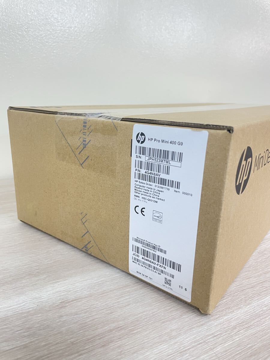 新品未開封 HP Pro Mini 400 G9 デスクトップ PC第12世代Core i5-12500T/メモリ16GB/SSD256GB/Windows 11Pro (管理110102)拍卖