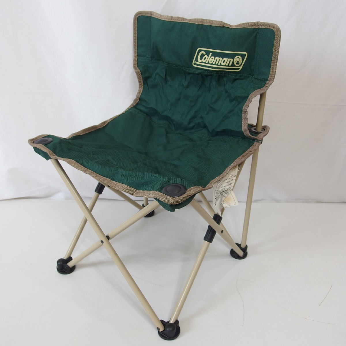Coleman◆コールマン コンパクトチェアII クッションチェア(グリーン)170-5773・保管袋付◆USED拍卖