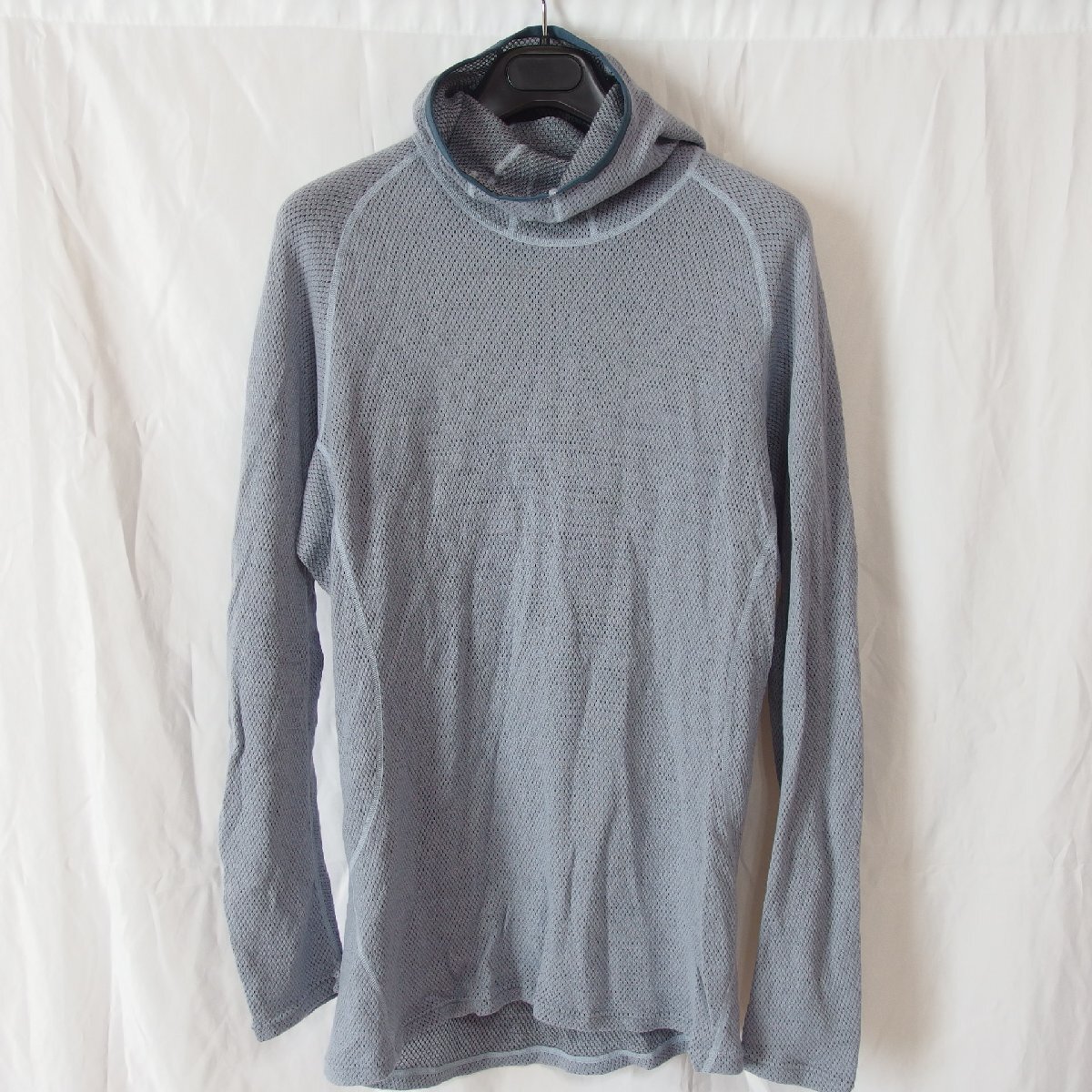 Teton Bros.◆ティートンブロス MOB WOOL HOODY モブ ウール フーディー プルオーバー(グレー)サイズL◆USED拍卖