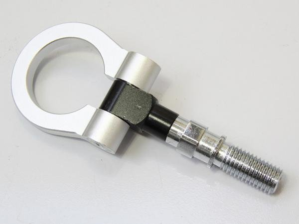 競技用 レース用 牽引フック 折りたたみ式 脱着式 汎用 シルバー拍卖