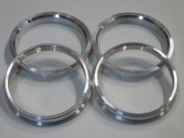 社外ホイールのハンドルブレ対策 ツバ付 ハブリング 変換リング 一台分 ハブ径67mm車 RX-7 FD3S 外径73mm(72.9mm)→内径67mm(67.1mm)拍卖