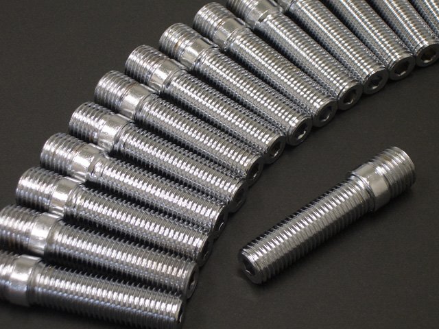 VW フォルクスワーゲン ニュービートル オーナーに朗報! M14(P1.5)→M12(P1.5) ハブスタッドボルト ロング41mm 20本 M14拍卖