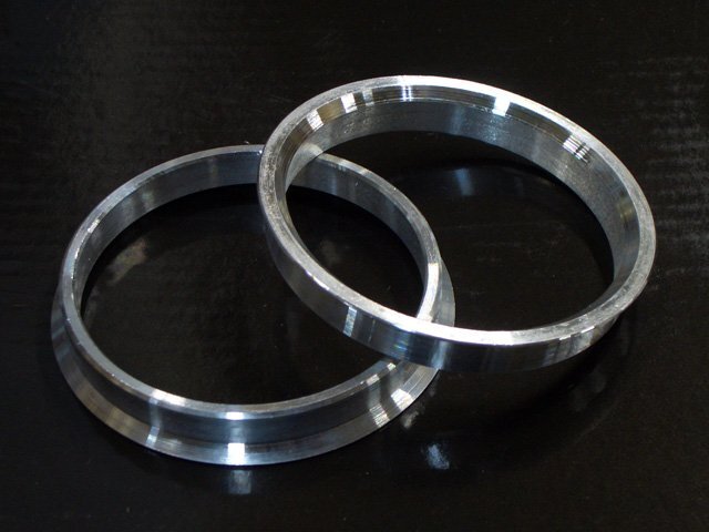 75mmハブ用ハンドルブレ対策 ツバ付 ハブ径変換リング 2個 ハブ径64mm車 ホンダ 外径75mm(74.9mm)→内径64mm(64.1mm)拍卖