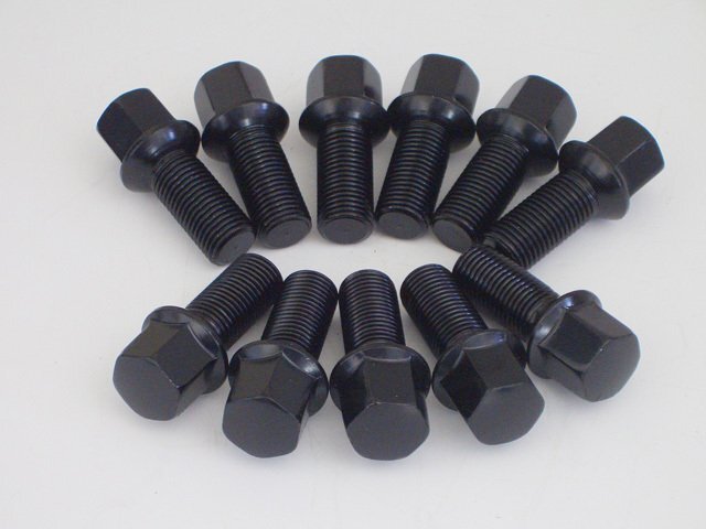 VW フォルクス・ワーゲン各車 純正ホイール用球面ホイールボルト 純正近似サイズ 30mm 10本セット 3mm-5mmスペーサー用拍卖