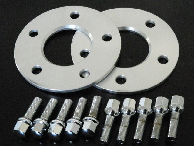 メルセデス・ベンツ ロングハブ用 M12(細)車 メッキボルト10本(長さ変更可)&スペーサー PCD112 ハブ無し15mm厚(ハブ高20mm以上に適合)拍卖