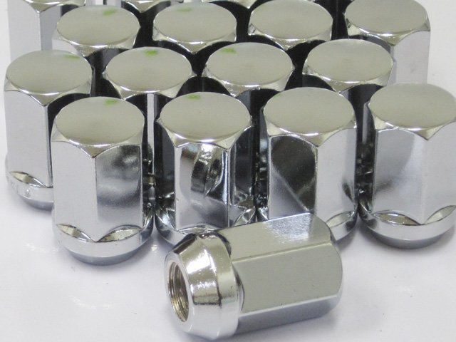 新品 クローム メッキ ホイールナット M12 P1.5 60度テーパー 19HEX(mm) 20個セット拍卖