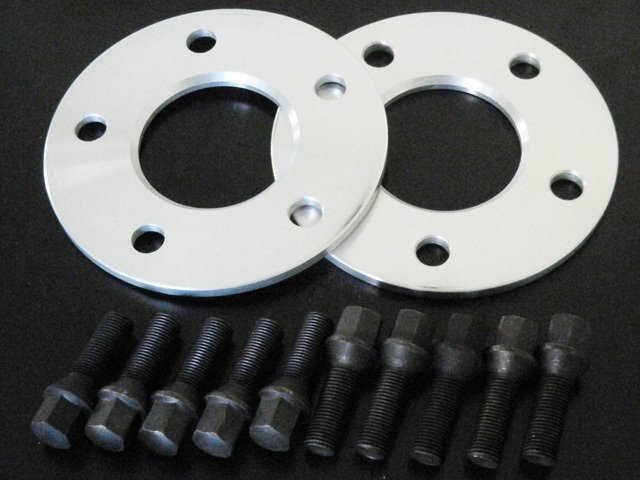 BMW Z3 E36 1997~2003年 ブラックボルト10本(長さ変更可)&スペーサー PCD120 ハブ無し7mm厚(ハブ高12mm以上に適合)拍卖