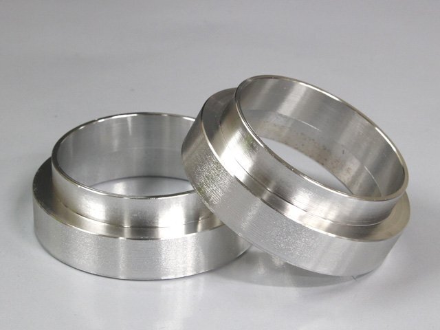 ワイトレ ワイドトレッドスペーサー用ハブリング 左右セット 純正ホイールに15mm厚ワイトレを使用の場合 日産 外径73mm→内径60mm拍卖