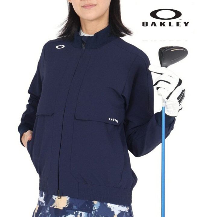 新品タグ付き【OAKLEY オークリー】秋冬モデル ELEVATE RIB ブルゾン ジャケット 紺 XL v7701拍卖