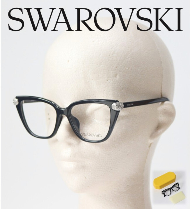 新品【SWAROVSKI スワロフスキー】SK2045F フルリム メガネフレーム 黒 伊達眼鏡 v7706拍卖