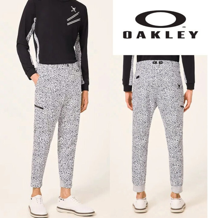 新品タグ付き【OAKLEY オークリー】秋冬モデル テーパード ゴルフジョガーパンツ 77cmサイズ v7699拍卖